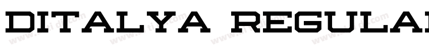DITALYA Regular字体转换 DITALYA Regular字体转换